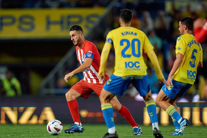 Archivo - Koke Resurreccion of Atletico de Madrid in action during the Spanish league, La Liga EA Sports, football match played between UD Las Palmas and Atletico de Madrid at Estadio Gran Canaria on October 22, 2023, in Las Palmas de Gran Canaria, Spain.