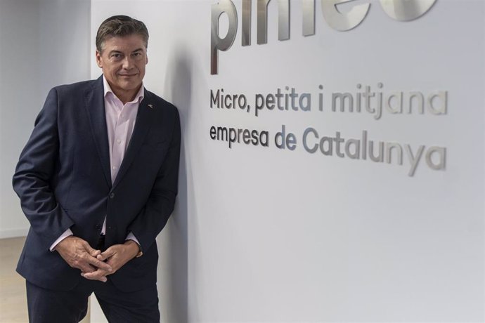 Archivo - El presidente de la patronal Pimec, Antoni Cañete