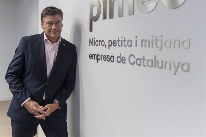 Archivo - El president de la patronal Pimec, Antoni Cañete