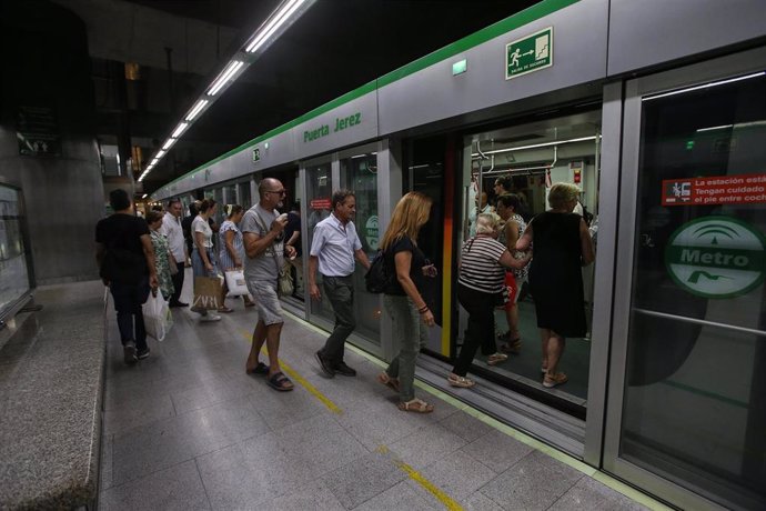 Imagen de archivo del metro de Sevilla 