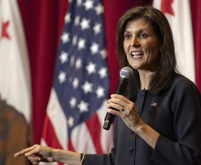 La candidata a las primarias del Partido Republicano de Estados Unidos Nikki Haley