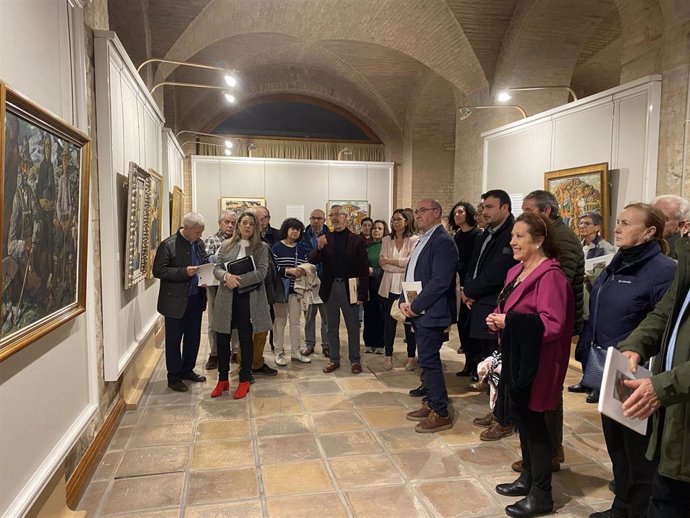 La vicepresidenta tercera y diputada de Cultura y Deportes de Jaén, África Colomo, ha participado en la inauguración de la muestra 'El planeta exterior y la estrella interior. La alta Andalucía en la pintura de Zabaleta'.