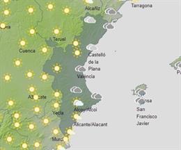 Predicción meteorológica para este sábado 17 de febrero