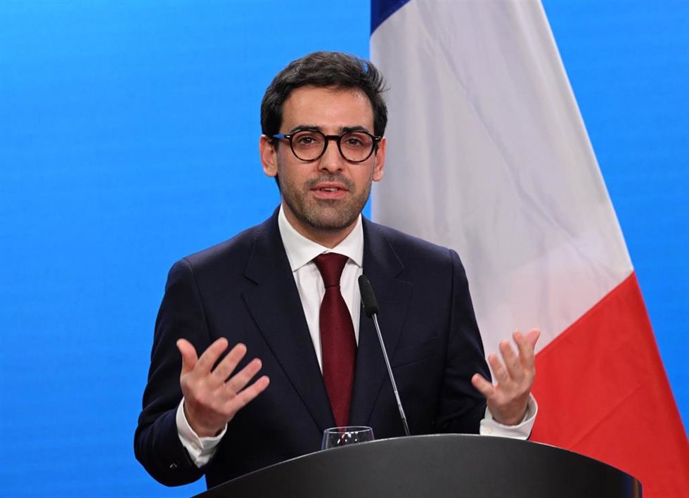 Archivo - El ministro de Exteriores francés, Stéphane Séjourné