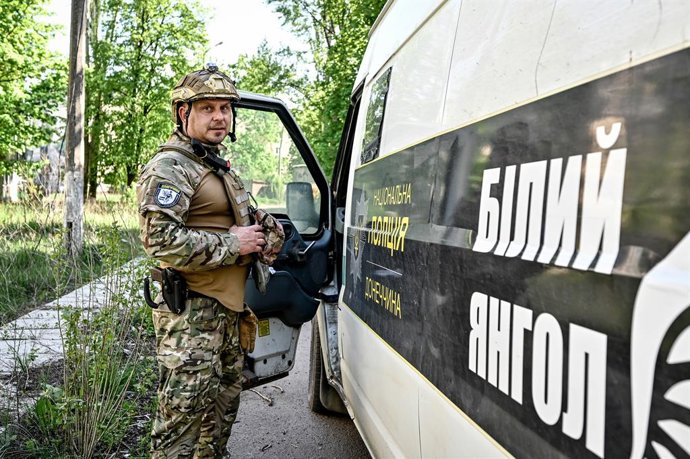 Militar ucrans a la ciutat d'Avdíivka