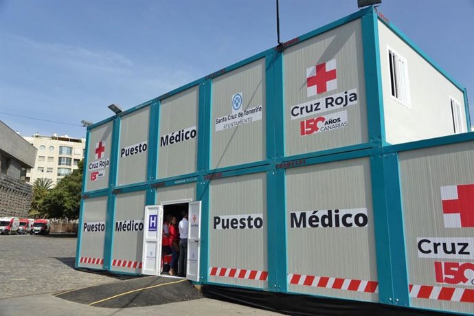 El Hospital del Carnaval de Santa Cruz de Tenerife asiste a 81 personas durante el primer baile
