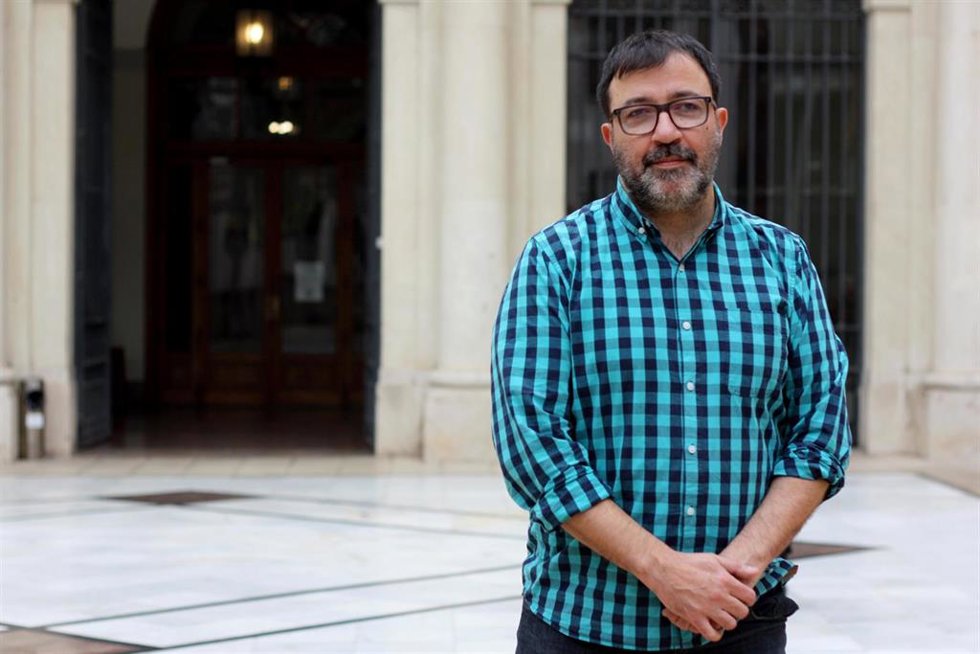 Archivo - El portavoz provincial de Compromís en Castelló, David Guardiola