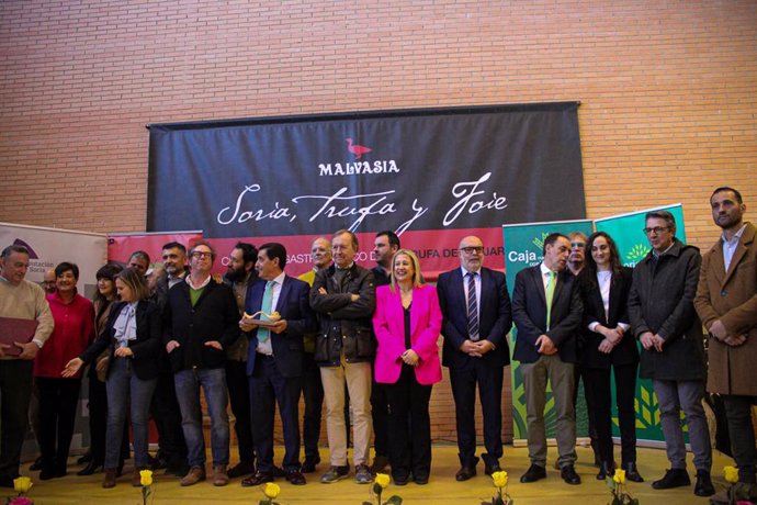 Inauguración de la Feria de la Trufa de Soria en Abejar