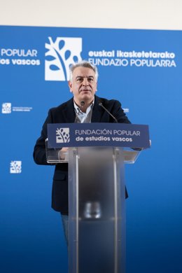 El candidato del PP a lehendakari, Javier de Andrés