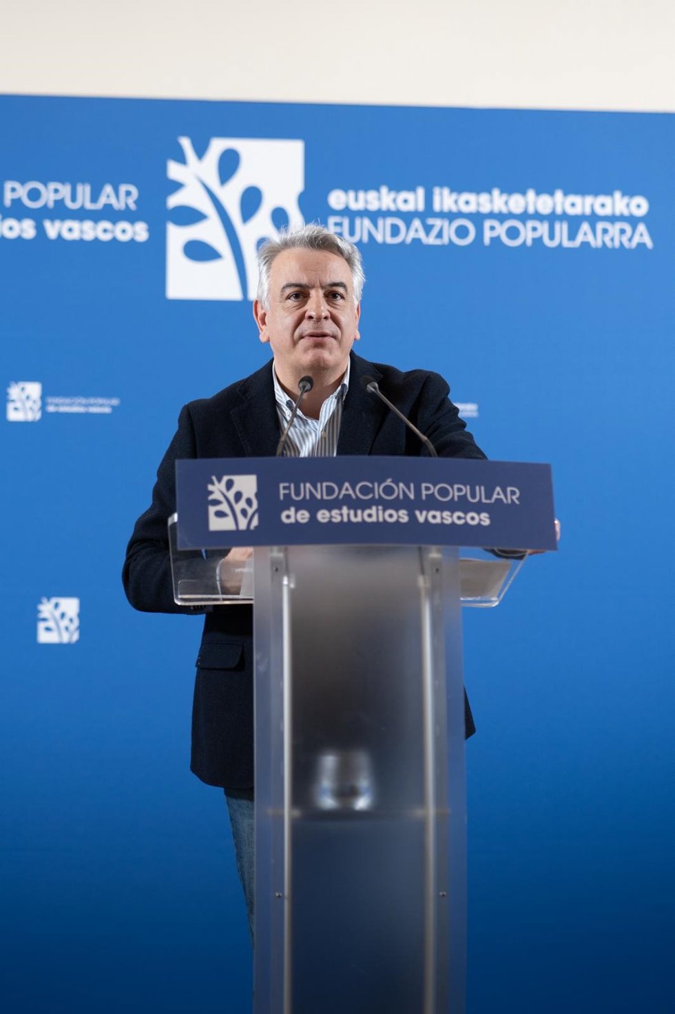 El candidato del PP a lehendakari, Javier de Andrés
