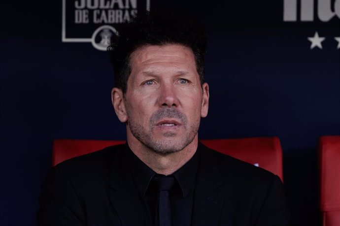 Diego Pablo Simeone, entrenador del Atlético de Madrid