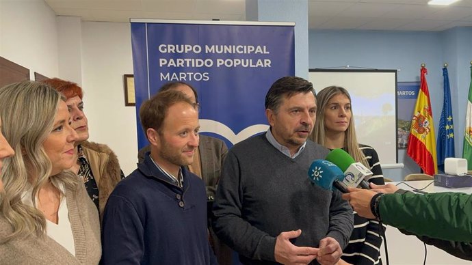 Imagen del portavoz del PP-A en el Parlamento andaluz, Toni Martín.