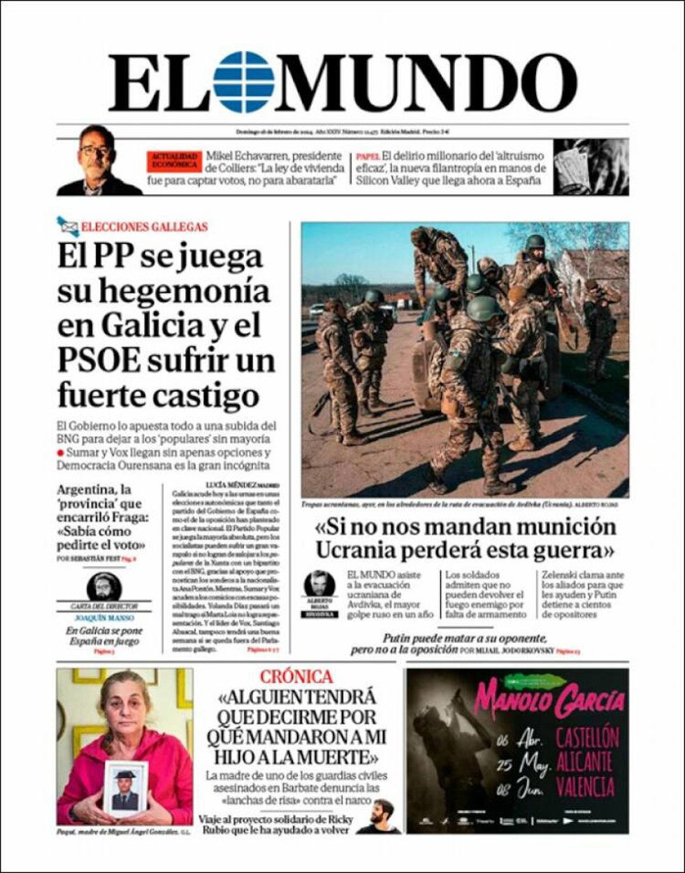 Portada del Mundo