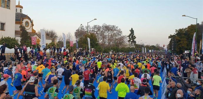 Archivo - Participantes del Maratón, en una imagen de archivo.
