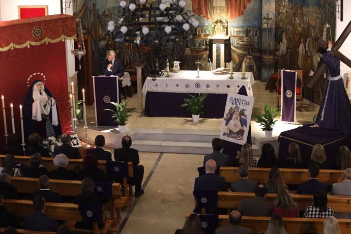 El vicepresidente de la Diputación de Almería, el ejidense Ángel Escobar, da el pregón de Semana Santa en Balerma