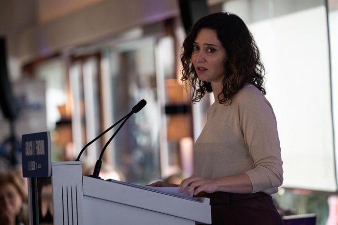 La presidenta de la Comunidad de Madrid, Isabel Díaz Ayuso.