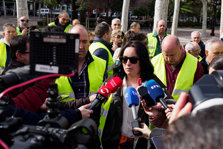 La portavoz de los agricultores María Gutiérrez at