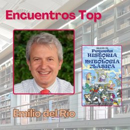 Cartel de la presentación del libro de Emilio del Río.