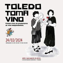 Cartel de la feria 'Toledo toma vino'.