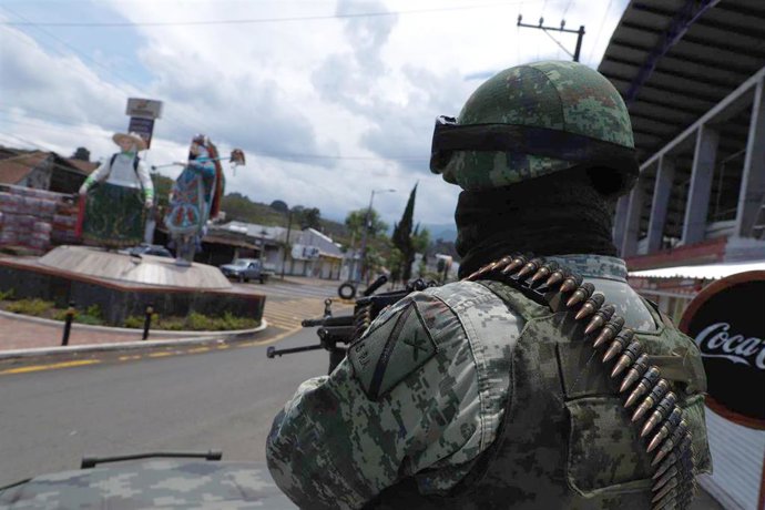 Archivo - Guardia Nacional en Jalisco, México