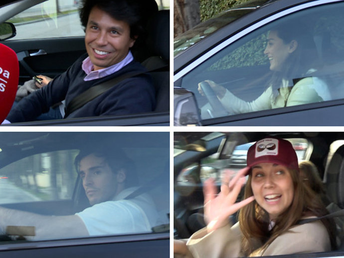 Álvaro Castillejo, Tamara Falcó, Íñigo Onieva y Ana Verdasco en la casa de Isabel Preysler