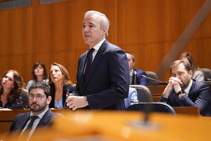 El presidente del Gobierno de Aragón, Jorge Azcón.