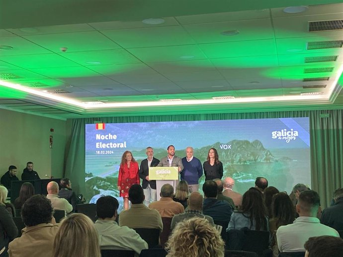 Ignacio Garriga durante su intervención de valoración en Santiago.