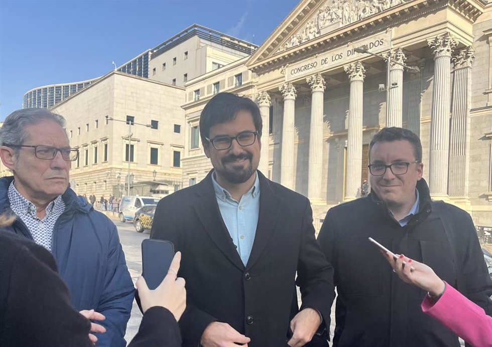 Archivo - El líder de Izquierda Española, Guillermo del Valle.