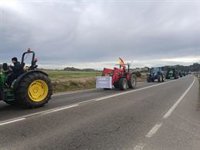 La tractorada provoca tráfico lento en varias carreteras secundarias de Mallorca