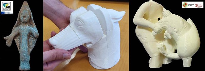 Reproducción en 3D de piezas iberas