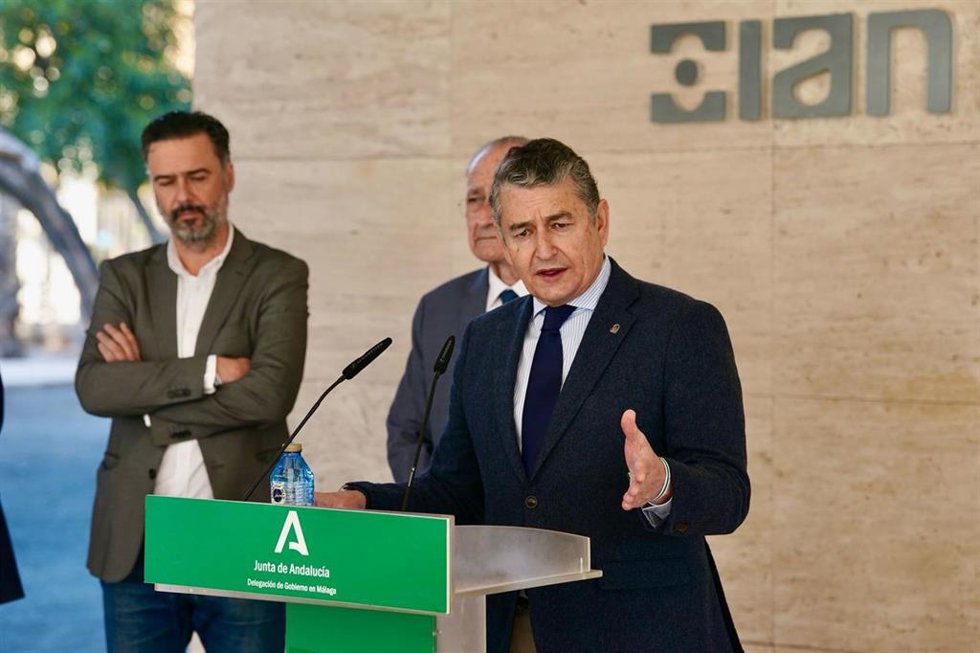 El consejero andaluz de la Presidencia, Interior, Diálogo Social y Simplificación Administrativa, Antonio Sanz, este lunes