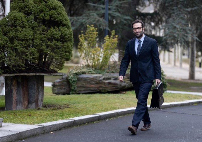 Archivo - El ministro de Economía, Comercio y Empresa, Carlos Cuerpo. 