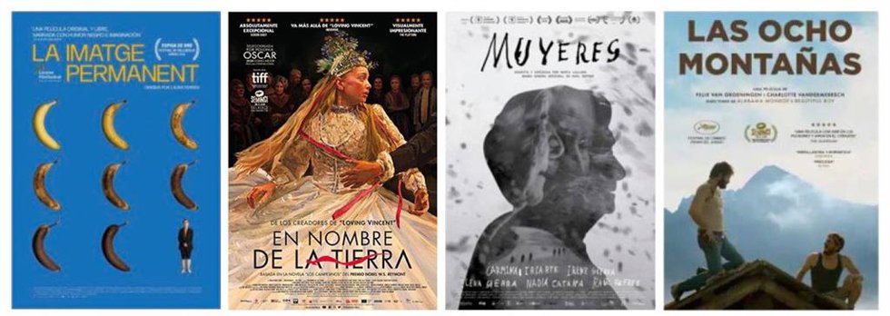 Películas que se proyectarán en varias localidades en la iniciativa 'Comunidad Seminci'.