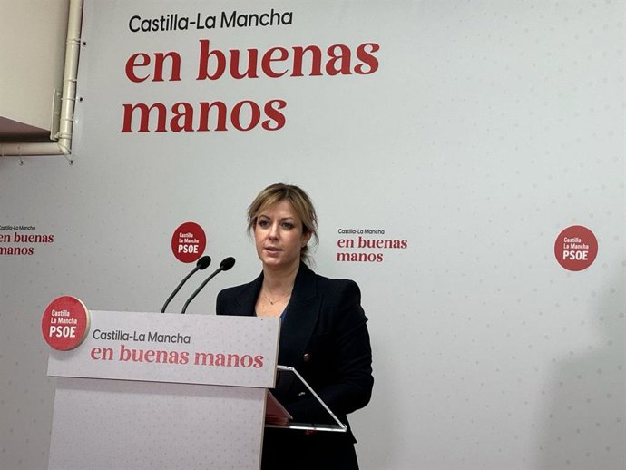 La portavoz del Grupo Socialista en las Cortes de Castilla-La Mancha, Ana Isabel Abengózar