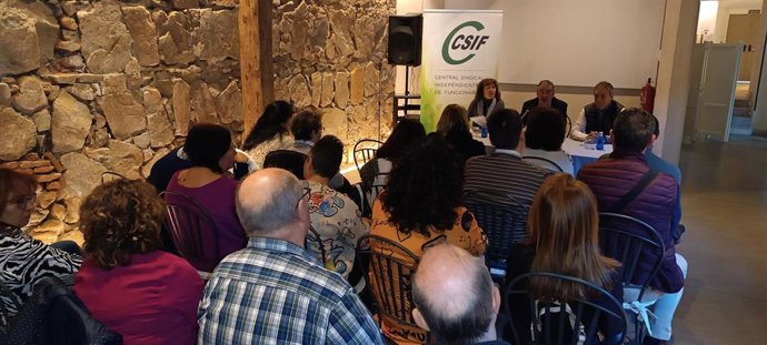 Un momento de la reunión hoy en Ávila.