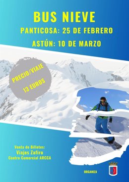 El 19 de febrero salen a la venta los billetes para el Bus Nieve con destino a Panticosa el 25 de febrero