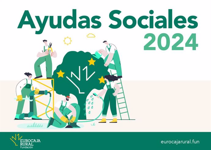 Cartel de la convocatoria de las ayudas sociales.