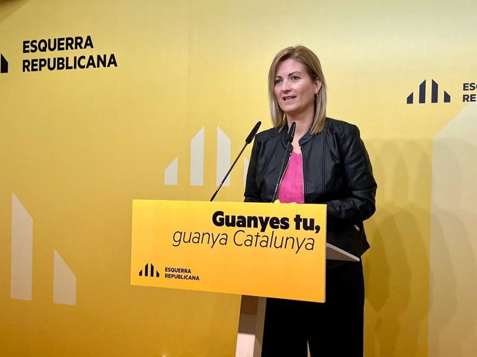 La portavoz de ERC, Raquel Sans