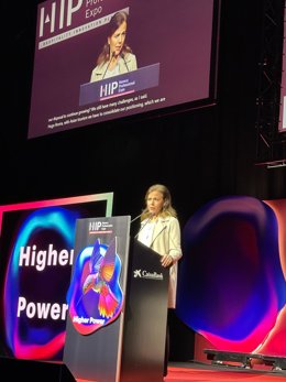 La concejala delegada de Turismo, Almudena Maíllo, ha inaugurado este lunes HIP (Hospitality Innovation Planet)