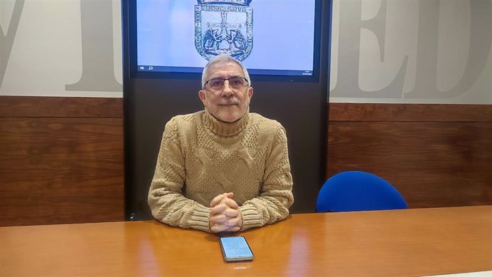 El portavoz de IU-Convocatoria por Oviedo, Gaspar Llamazares.