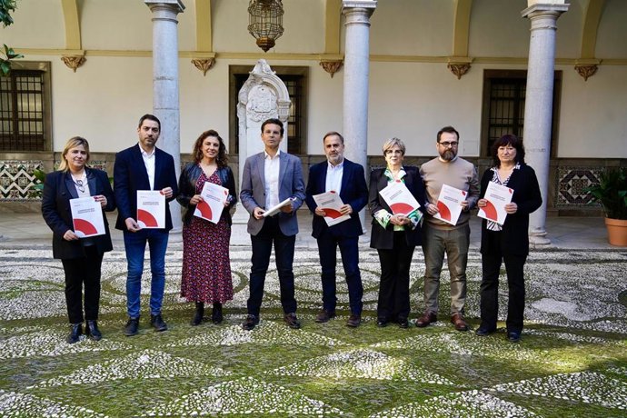 El Grupo Socialista en el Ayuntamiento de Granada, con las alegaciones al presupuesto de 2024