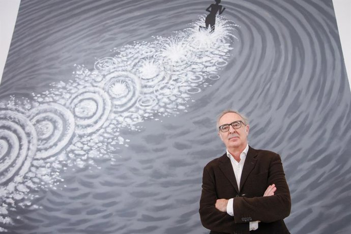 El artista Jorge Fin interviene en la Colección del Museo Ruso para Málaga de Festival