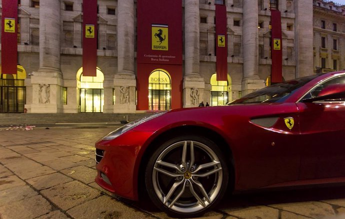 Archivo - Ferrari continúa con un programa de recompra de acciones e invierte 7,05 del 12 al 16 de febrero. 