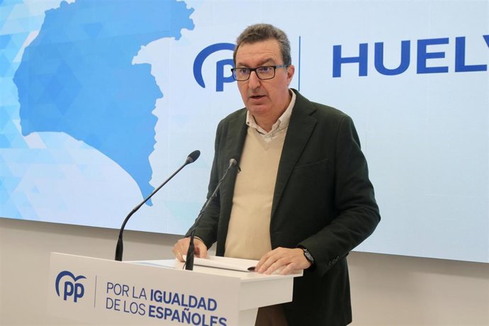 El presiente del PP de Huelva, Manuel Andrés González.