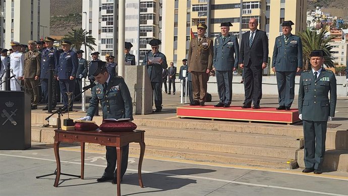 Toma de posesión del nuevo jefe de la Comandancia de la Guardia Civil de Las Palmas, Javier Peña de HaroG