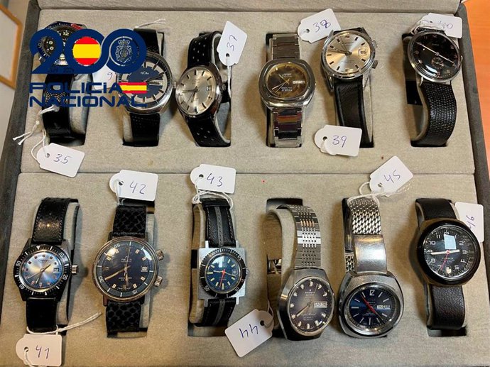 Imagen de algunos de los relojes