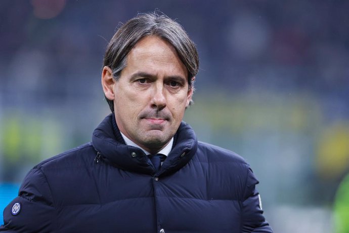 Archivo - Simone Inzaghi Head Coach of FC Internazionale during the UEFA Champions League, Group D football match between FC Internazionale and Real Sociedad on December 12, 2023 at Giuseppe Meazza Stadium in Milan, Italy - Photo Fabrizio Carabelli / Live