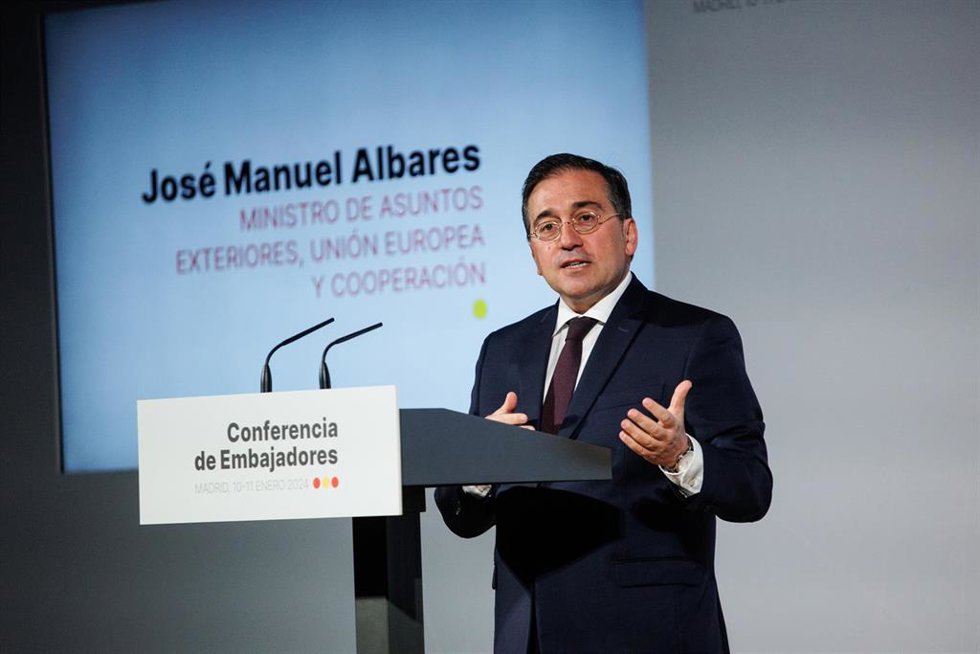 Archivo - El ministro de Asuntos Exteriores, Unión Europea y Cooperación, José Manuel Albares