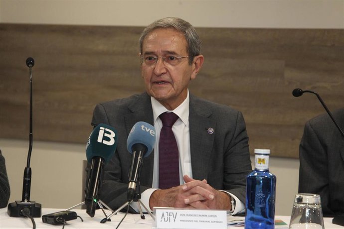 Archivo - El presidente en funciones del Tribunal Supremo, Francisco Marín Castán