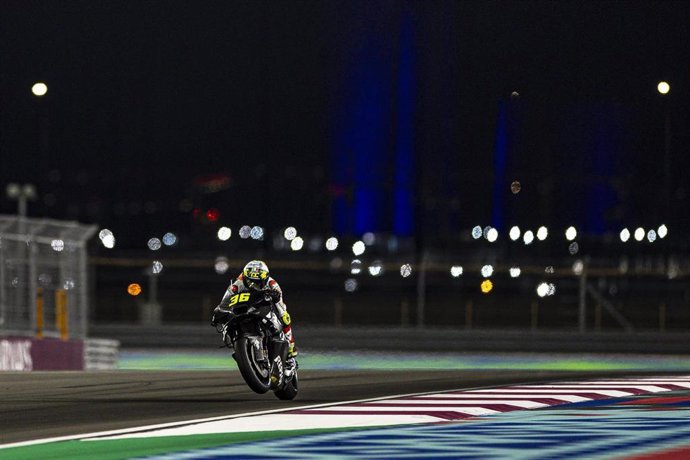 Joan Mir en el test de pretemporada de MotoGP de Catar